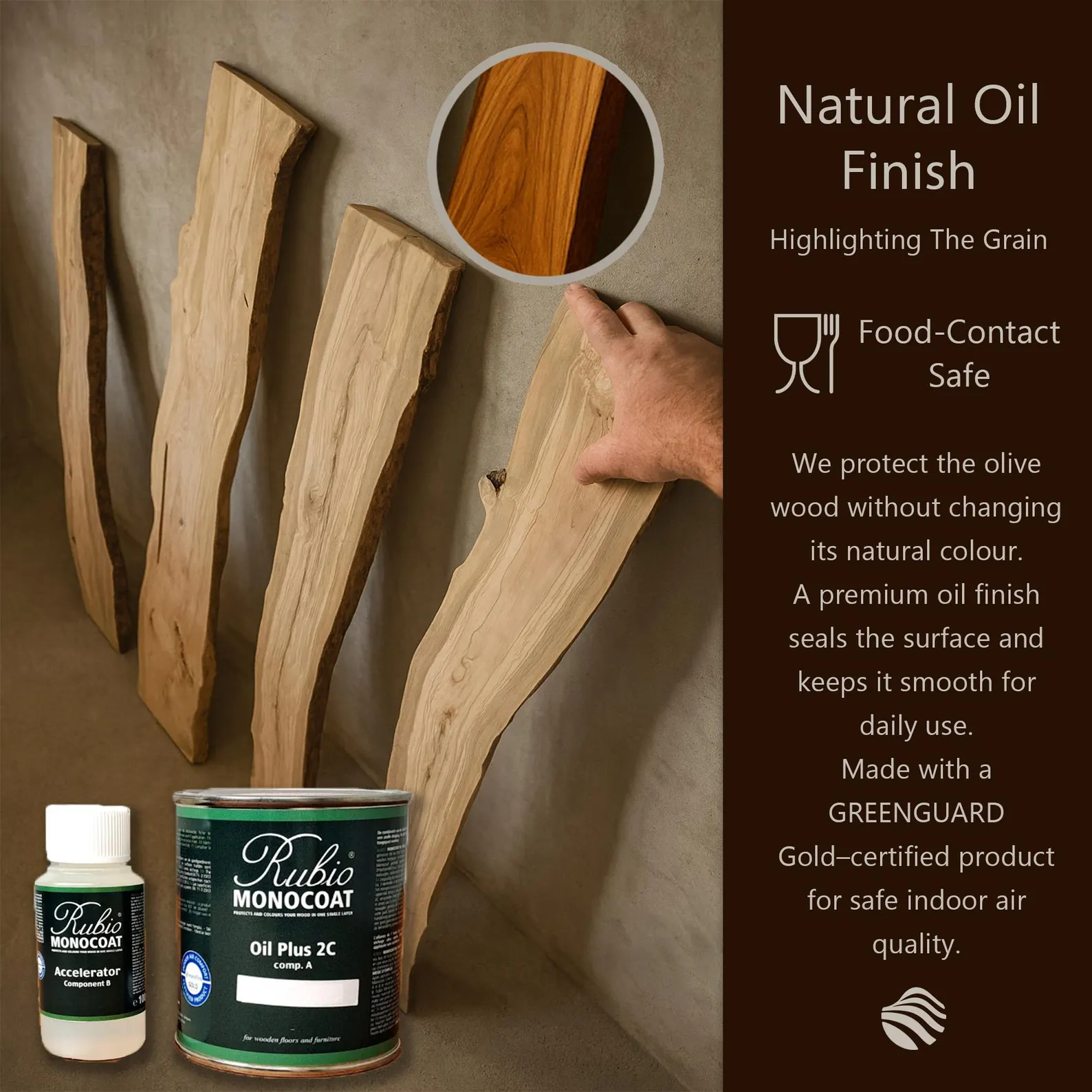 Olive Wood Bath Tray