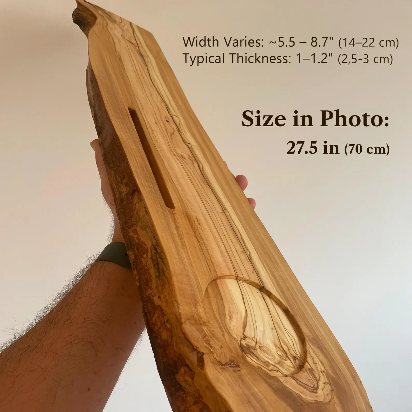 Olive Wood Bath Tray